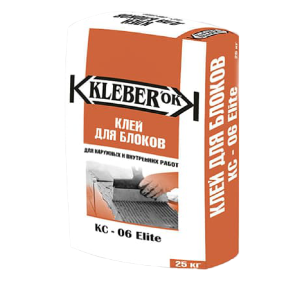Клей для блоков ФИНСТРОЙ KLEBER”OK КС-06, 25 кг
