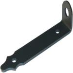 Проушина воротная 200х45х40 (толщина 5мм) (чёрный) Е906