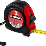 Рулетка 3м / 18мм в обрезиненном пластиковом корпусе	MIRAX 34011-03-18