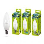 Лампа 9W / 80 E14 свеча тепл.свет. C35 (855lm 220°) 3000K матов. Ergolux LED-C35-9W-E14-3K