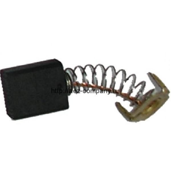 Щётки 6,5х14х16мм электроугольные 2шт. аналог СВ-155 (пакет)пружина,пятак-уши,отстрел HM 1200,1202.1242,1300,1400.HR3850.4500C.5000,5001C AEZ