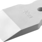 Шпатель 40 мм STAYER "MASTER" резиновый белый, 1027-40