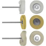 Круги полировальные, набор 3шт FIT 36920