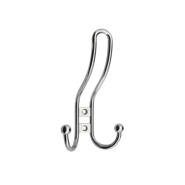 Крючок R16, 3-х рожковый, никель матовый 10809