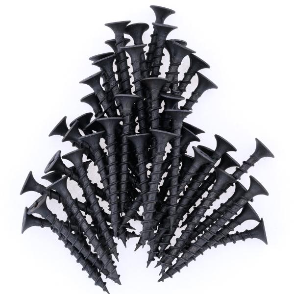 Саморезы черные по дереву 3,5*25 мм